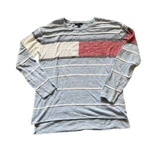 Tommy Hilfiger Womens/Teen Cotton Sweatshirt with Classic logo Size L Beach